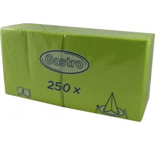 Servítky 33x33cm žlto-zelené 2 vrstvové -250ks